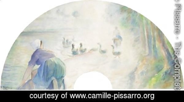 Camille Pissarro - Laveuse