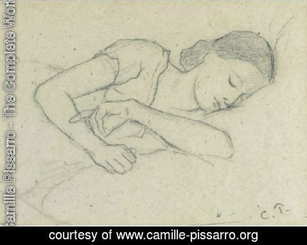 Camille Pissarro - Julie Endormie