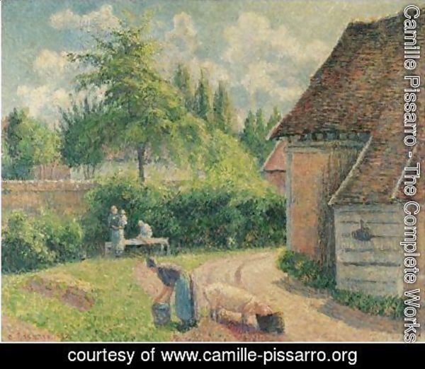 Camille Pissarro - Maison De Paysans