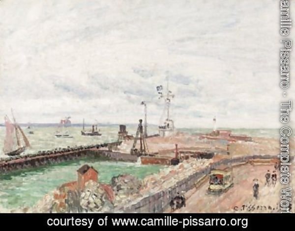 Camille Pissarro - La Jetee Et La Semaphore Du Havre