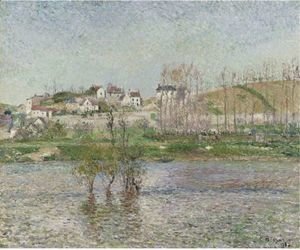 Camille Pissarro - Inondation A Pontoise