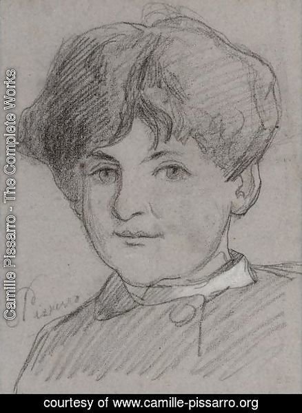 Camille Pissarro - Portrait De Fille Dormant