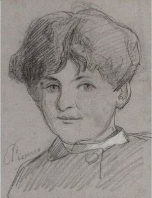 Camille Pissarro - Portrait De Fille Dormant