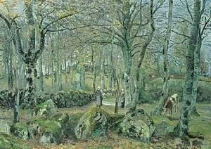 Camille Pissarro - Paysage avec rochers