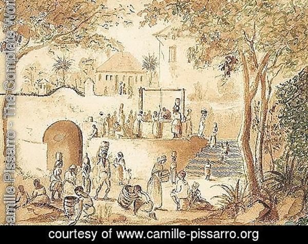 Camille Pissarro - Scene de ville