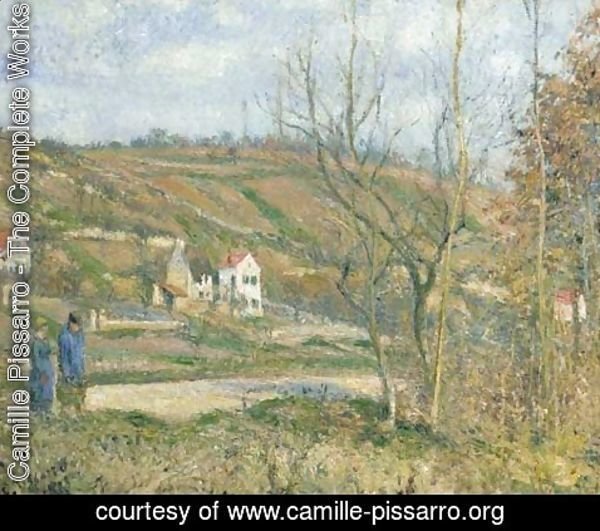 Camille Pissarro - Le chou pres de Pontoise