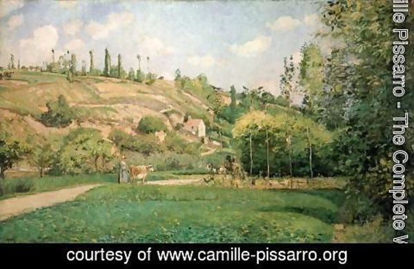 Camille Pissarro - A Cowherd at Pontoise