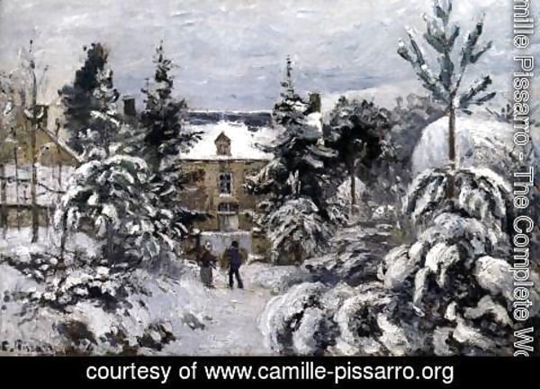 Camille Pissarro - Piette's House at Montfoucault