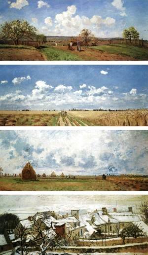 Camille Pissarro - The Four Seasons
