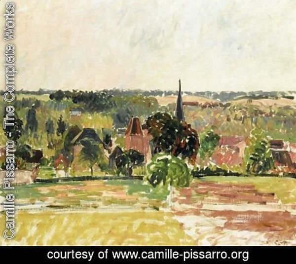 Camille Pissarro - View of Eragny 4