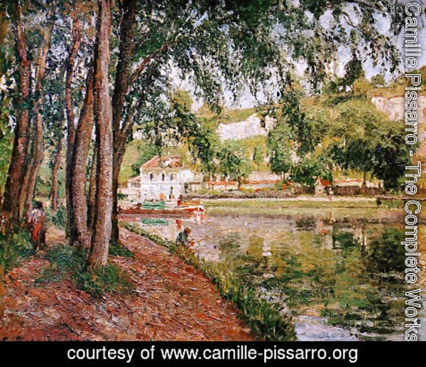Camille Pissarro - Road along the Loing canal