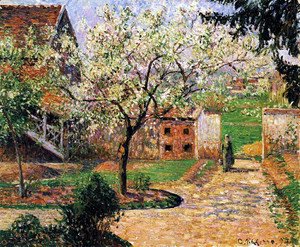 Camille Pissarro - Flowering Plum Tree, Eragny