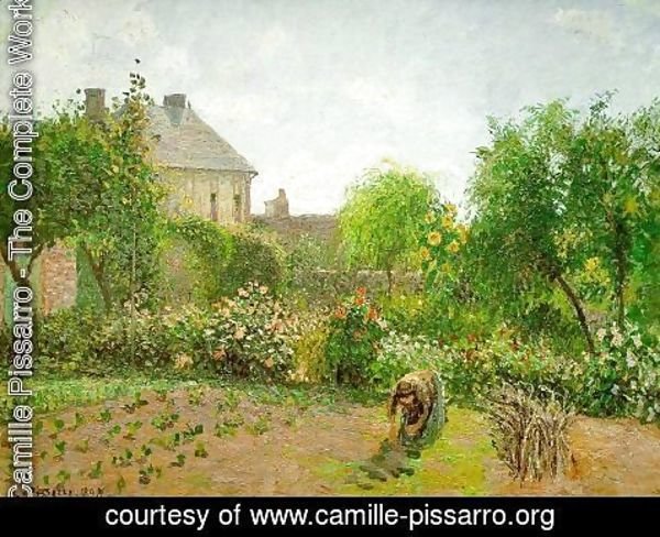 Camille Pissarro - The Artist's Garden at Eragny 1898