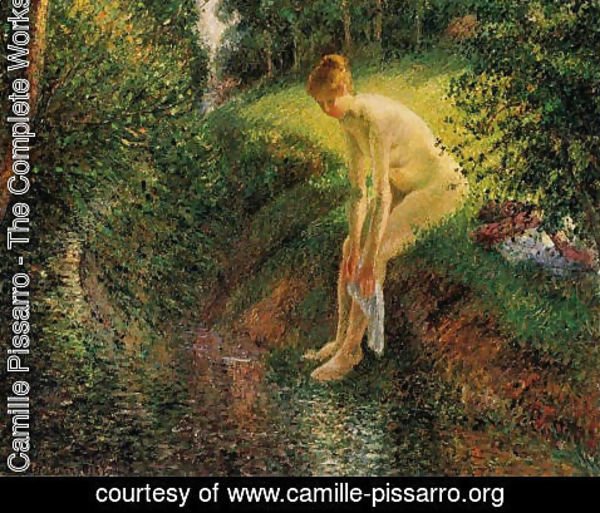 Camille Pissarro - Bather In The Woods