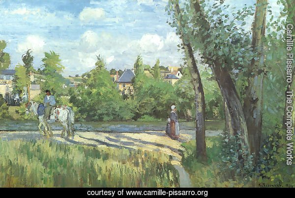 Sunlight on the Road- Pontoise 1874