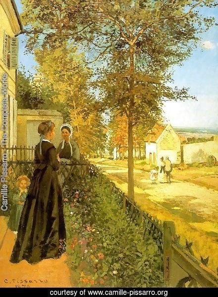 Louveciennes- The Road to Versailles 1870